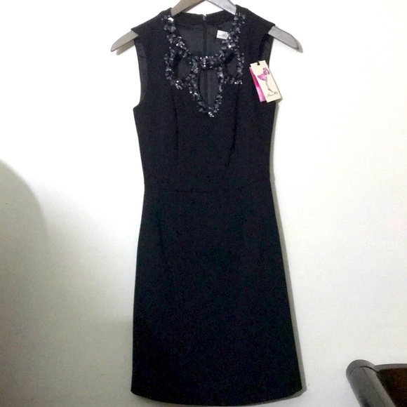 Alannah Hill Black Bejewelled Dress Size 6 BNWT - Picture 2 of 4